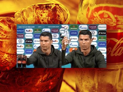 christiano ronaldo coca cola