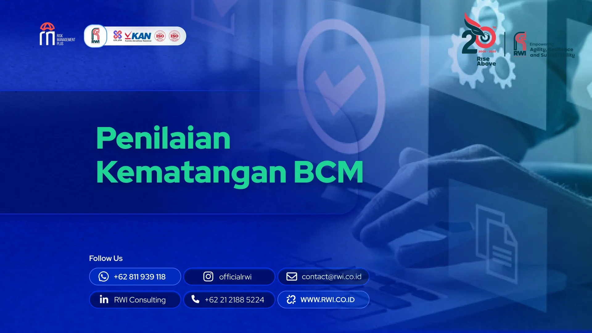 Penilaian Kematangan BCM: Panduan Lengkap Berbasis Proyek