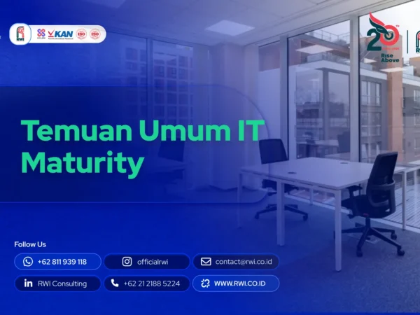 Contoh Temuan Umum IT Maturity per Domain COBIT 2019