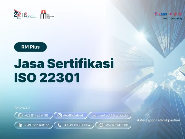 Jasa Sertifikasi ISO 22301