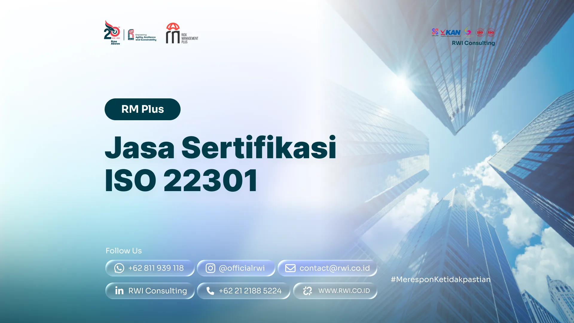 Jasa Sertifikasi ISO 22301: Pendampingan BCMS dari Gap Analysis sampai Audit Sertifikasi