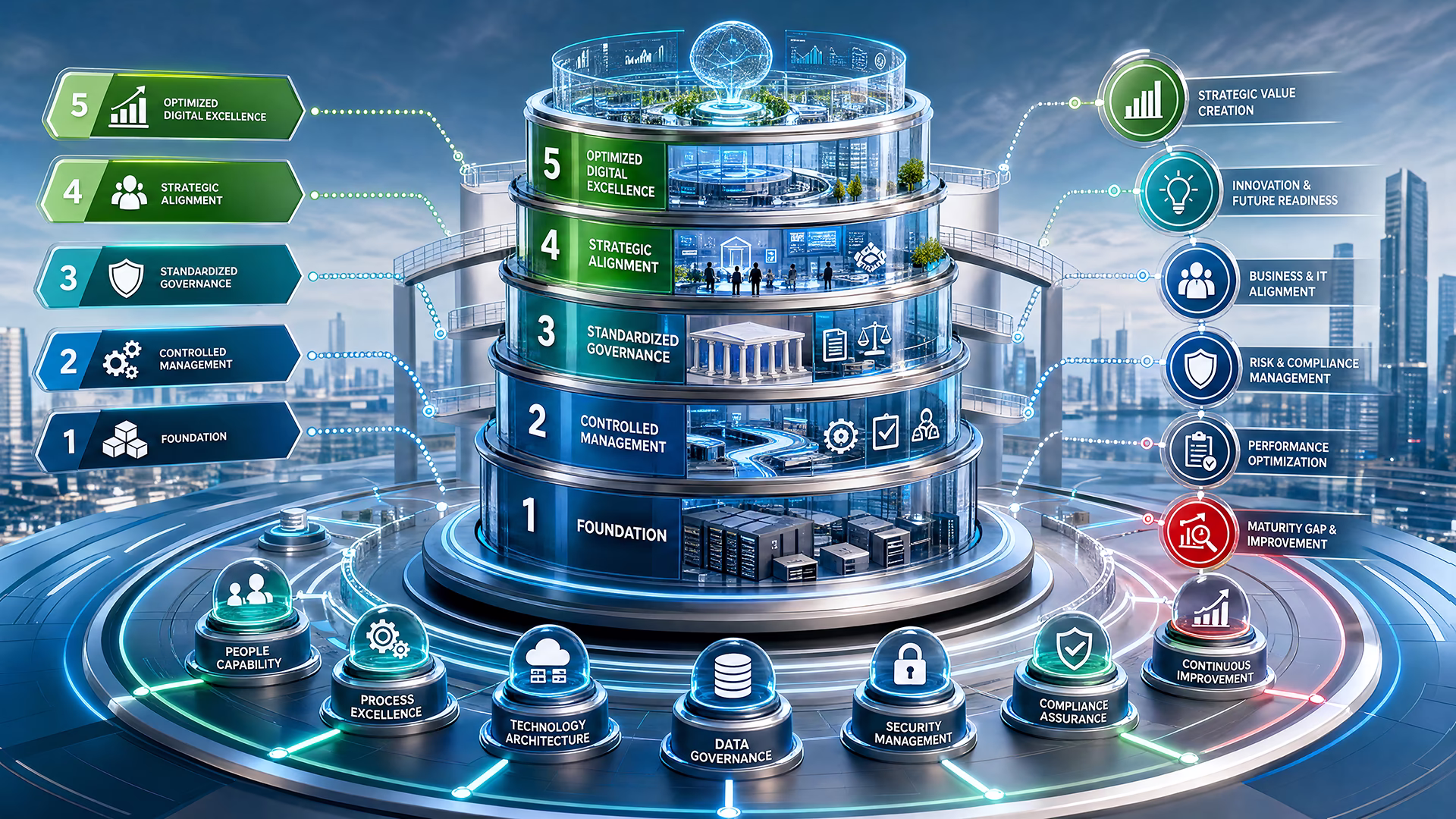 IT Governance & Maturity Assessment Infographic